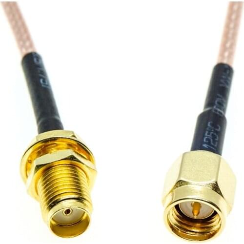 SMA Male Plug To SMA Female Bulkhead Nut Coax RF RG316 Cable Lot RF Jumper Pigtail