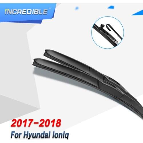 INCREDIBLE Windscreen Hybrid Wiper Blades for Hyundai Ioniq Fit Hook Arms 2016 2017 2018 2019