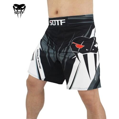 WTUVIVEMMA boxing sports fitness personality breathable loose large size shorts Thai fist pants running fights cheap mma shorts