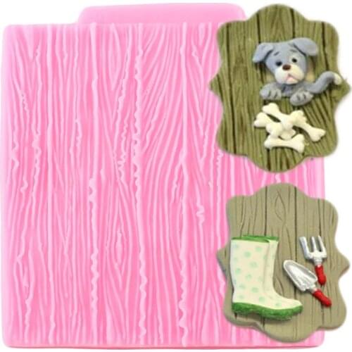 Bark Texture Silicone Mold Cake Border Fondant Cake Decorating Tools Chocolate Gumpaste Molds Candy Clay Mould Sugarcraft Moulds