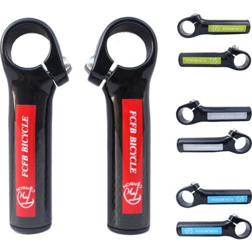 Ultra light really ergonomic carbon fiber MTB bicycle handlebar Bar End aero carbon handlebar carbon road bike handle bar