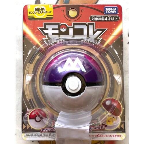 TAKARA TOMY Genuine Pokemon Sword and Shield MC EMC Master Poke Ball MB-04 Action Figure Model Toys
