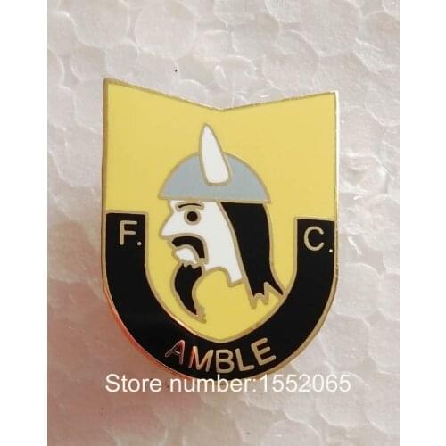Custom FC Soccer Lapel Pin AMBLE FC Lapel Pin Badge