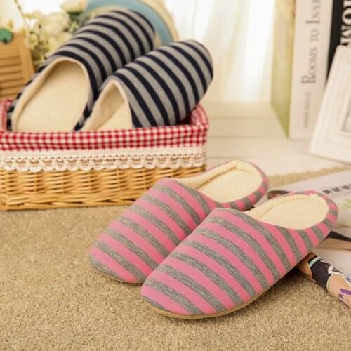 Women Winter Home Slippers Shoes Non-slip Soft Winter Warm House Slippers Indoor Bedroom Lovers Couples Floor Shoes Soft Bottom