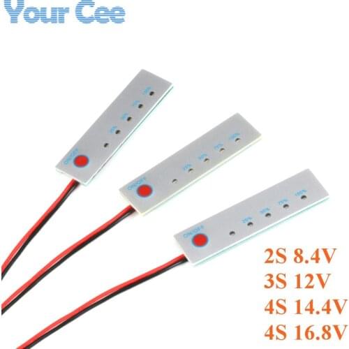 2S 3S 4S 18650 Li-ion Lithium Battery Capacity Indicator Power LED Display PCB Board Meter Tester LCD Charge Discharge DIY