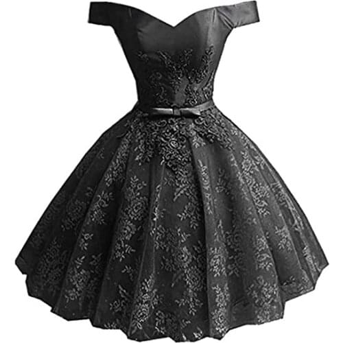 ANGELSBRIDEP Sexy Sweetheart Junior Homecoming Dresses Lace Applique Sash Short Graduation Formal Pageant Party Gowns Hot