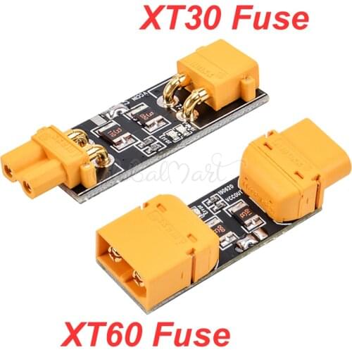 1PCS 1-6S 33V Amass XT30 / XT60 Fuse Installation Test Safety Plug Short-circuit Protection Overload Inspecting For RC Car Model