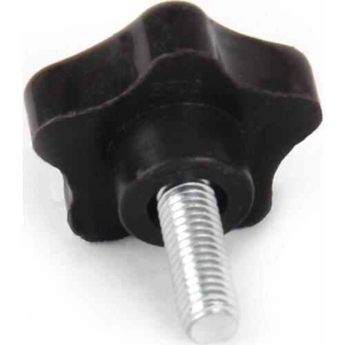 1PCS Bakelite Plum Blossom Screws Hand Twist Screws Pentagram Star Handle Plastic Handle Screw Head M5 *50mm