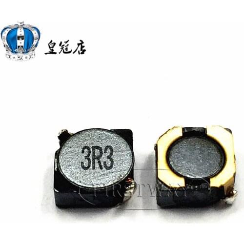 10pcs/SMD power inductors 6D28 6D38 3.3UH word:3R3 Shielding inductance 7*7*3MM/7*7*4MM