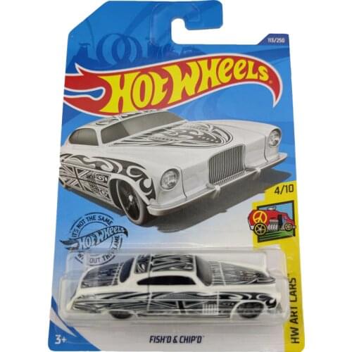 2020-113 Hot Wheels 1:64 Car FISH'D CHIP'D Metal Diecast Model Car Kids Toys Gift