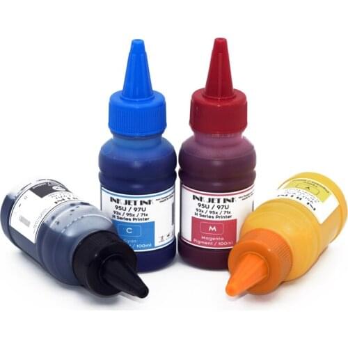 4Color 100ML Refill Pigment Ink for HP Designjet T230 T250 T650 Printers