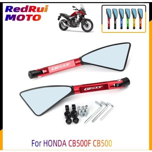 For HONDA CB500F CB500 Aluminum CNC Motorcycle Side Mirror rearview Mirrors Motorcycle Accessorie