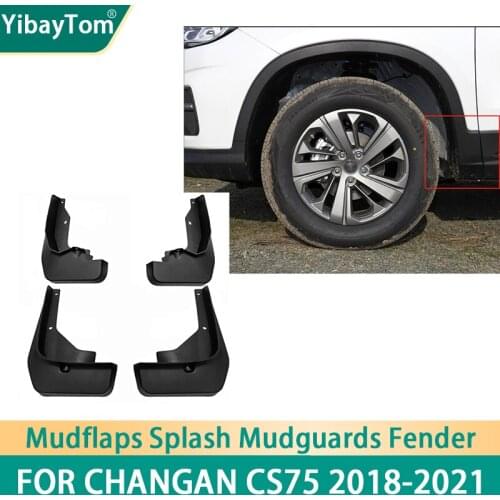 4 pcs Front & Rear Mudflaps Splash Mud Guard Mud Flap Mudguards Fender For Changan CS75 2018-2021 Accessories