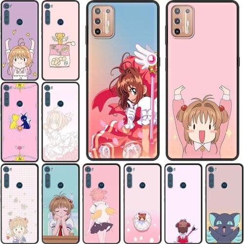 Sakura Card Captor Silicone Phone Case For Motorola G9 Play G10 G30 One Fusion G 5G Plus G8 Power Lite E6s Fundas Cover Coque