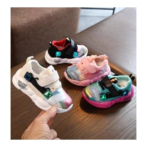 Kids casual shoes For Boys Girls New Autumn Sport Shoes Soft Bottom Child Running Shoes Baby White Casual Flat Kids casual shoes