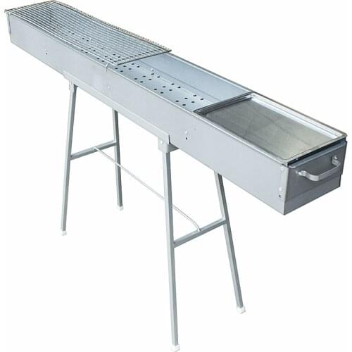 Barbecue tools barbecue oven business 150 cm long 18 wide barbecue grill charcoal equipment put barbecue stalls