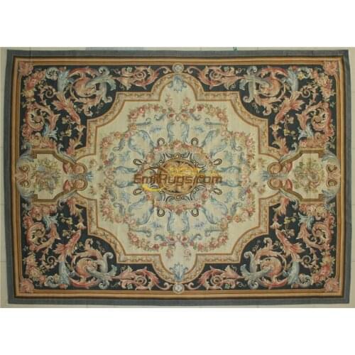Chinese aubusson rug Handmade for carpets living room customized