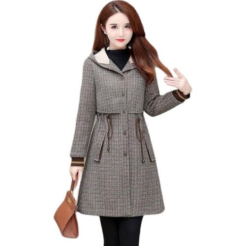 LAIPING Women's Plaid Coats