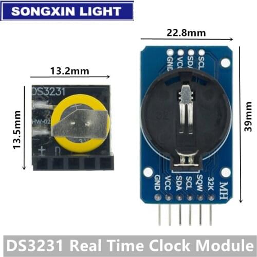 10pcs AT24C32 IIC Module Precision Clock Module DS3231SN Memory module DS3231 mini module Real Time 3.3V/5V For Raspberry Pi