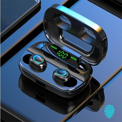 TWS Bluetooth 5.0 Earphones Wireless Headphone Powerful Upgrade 9D Stereo Sports Waterproof mini Earbuds Music Gaming Headsets