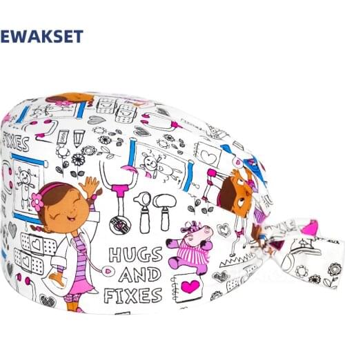 New Surgicals Cap with Sweatband for Women Men Nurse Working Scrub Hat One Size