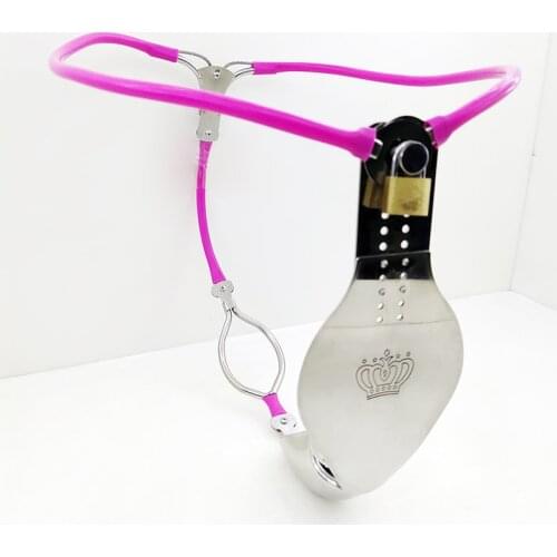 New Male Chastity Belt With Anal Plug Stainless Steel Chastity Cage Strap on Chastity Device Penis BDSM Bondage Sex Toys For Men