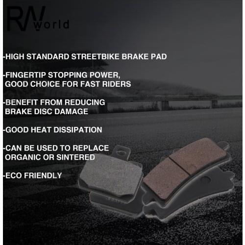 Motorcycle Front & Rear Brake Pads For DUCAT 1098 R 2008-2009 1198R/ 1098S Tricolore 2007 /1100 Evo SP Hypermotard 2010-2012 New