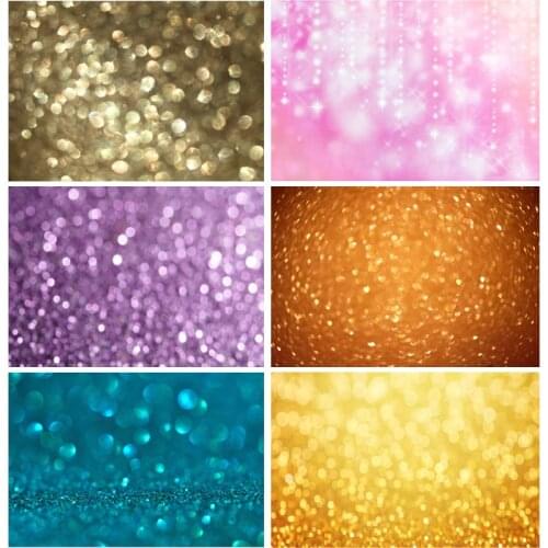 SHUOZHIKE Vinyl Bokeh Photography Backdrops Glitter Facula Light Spot Photo Background Studio Photocalls Props 21318 TTU-45