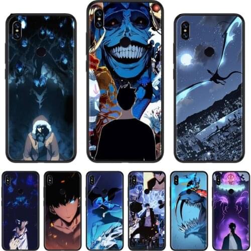 Solo leveling Fiction Comics Phone Case For Xiaomi Redmi 4x 5 plus 6A 7 7A 8 10 mi8 8lite 9 note 4 5 6 7 8 pro