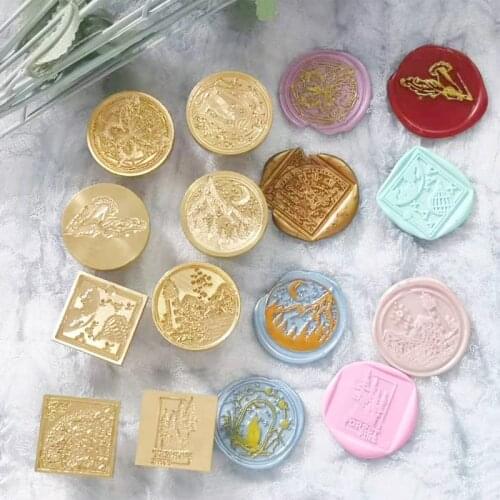 Butterfly Parten Wax Stamps Butterfly Cat Sealling Wax Seal Stamp for DIY Scrapbooking Wedding Envelope Card Tools Wood Handle