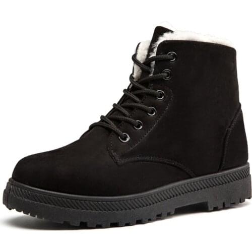 Famous Women Boots 2019 New Snow Boots For Winter Shoes Woman Wedges Heels Botas Mujer Plus Size 44 Ankle Boots For Women Bootie