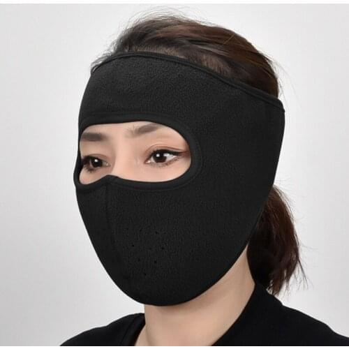 Winter Warm Sports Face Cover Washable Neck Mask Sun Dust Wind Proof Ear Loops Motorcycle Cycling Outdoors Cold Weather
