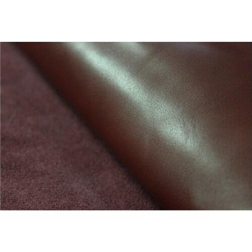 100% genuine split cow leather/ imitation grain leather oil wax cowhide/ color second full grain spray real cow leather