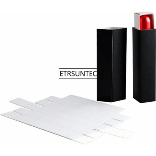 1000 Pieces /Lot 22*22*97MM Black Paper Drawer Box For Perfume Packaging gift packages ONLY BOX F2243