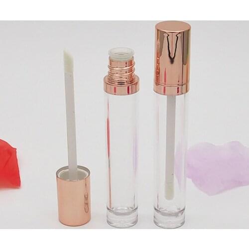 20/30/50pcs 5.5ml Lip Gloss Tubes With Wand Empty Refillable Lip Balm Bottles Clear Lip Gloss Containers