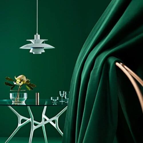 2021 Blackout Curtains For Living Room Para Salon Cortinas Rideau Nordic Modern Minimalist Solid Color New Velvet Shade Curtain