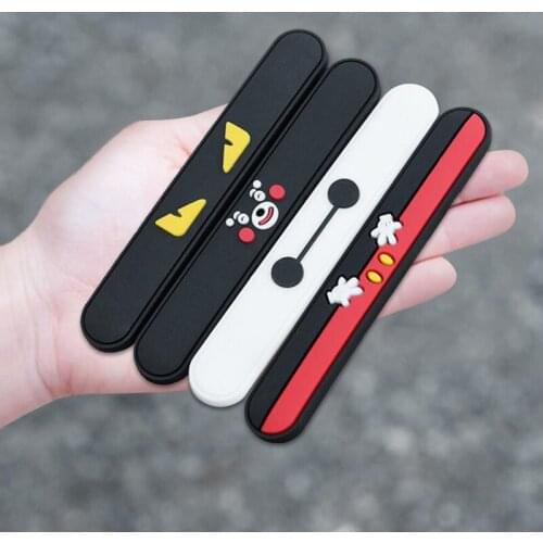 4pcs Car Door Scratch Protector Anti-Collision Stickers Cartoon Car Door Bump Protector PVC Sticker Car Auto Accessories For Car