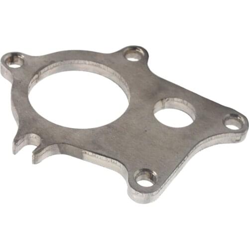 5 Bolts) T3/T4 Turbo Downpipe Flange Stainless Steel w/1" Wastegate Hole