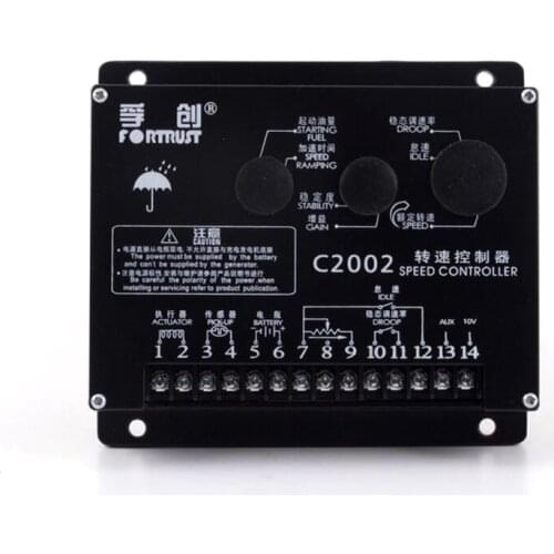 Generator accessories Fortrust speed controller C2002 governor speed control board