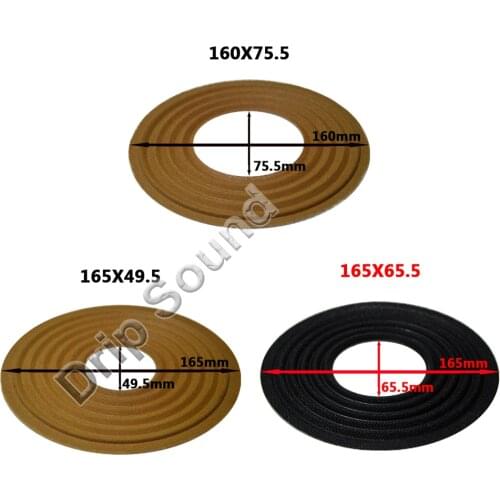 2pcs 160X75.5/165X49.5/165X65.5mm Elastic Wave Loudspeaker Subwoofer Woofer Bass Speaker Repair Spider Damper