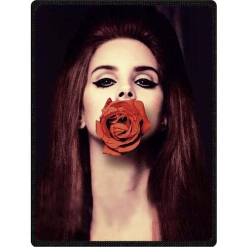 Lana Del Rey Coral Fleece Blankets Couch Quilt Bed Cover Custom Travel Blanket Bedclothes For Youth Child