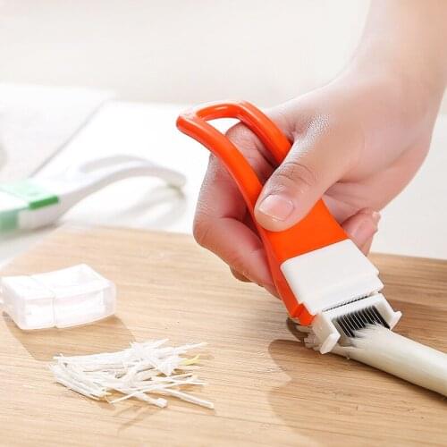 Knife Onion Garlic Cut Onions Garlic Vegetable Cutter Tomato Device Shredders Slicers Kitchen Accessories Cooking Tools Gadgets