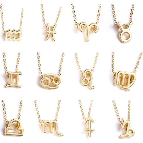 Женские кулоны знаки зодиака MINAR China At AliExpress