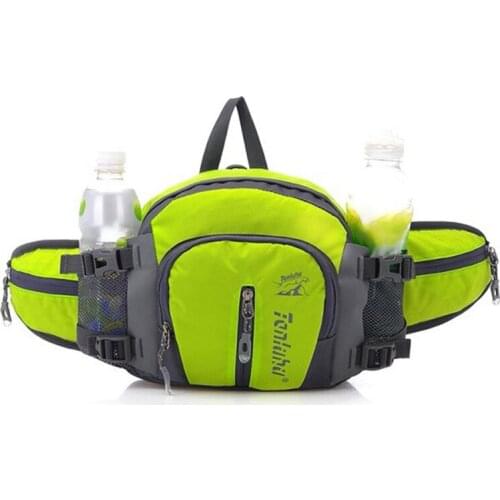 Multifunctional Men Women Running Waist Bag Cycling Water Bottle Bag Large Capacity Shoulder Backpack Travel Slr Camera Bag