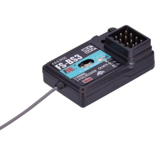 Flysky FS-BS6 BS3 BS4 2.4G 3CH Receiver with Gyro for FS-IT4S FS-GT2
