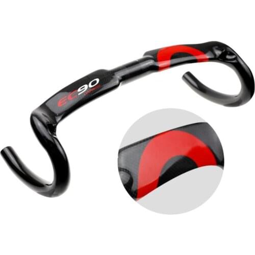 EC90 Carbon Fiber Bicycle Handlebar Road Bike 31.8mm Cycling Racing Drop Bar Ultralight bicycle Winding Handle Bar 400/420/440mm