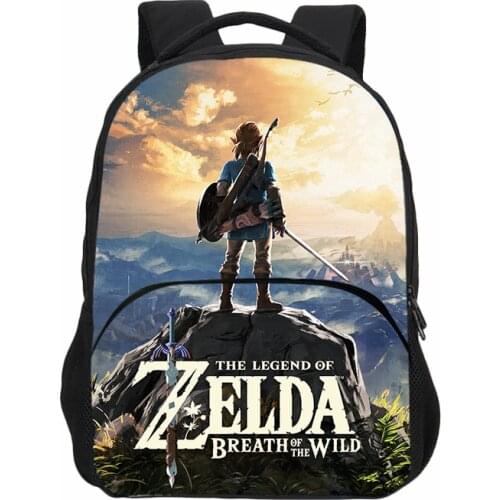 Zelda School Bags Fashion Game Printing Children School Backpack Cartoon Back Pack Bag For Teenager Boys Girls Mochila Escolares
