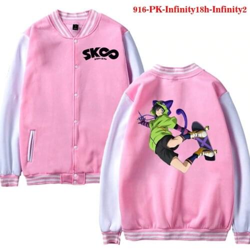 SK8 The Infinity Jacket Anime Miya Chinen Cosplay Women Hooded Costume Streewear Casual Hoodie Jacket SK8 Fashion Clothes Women