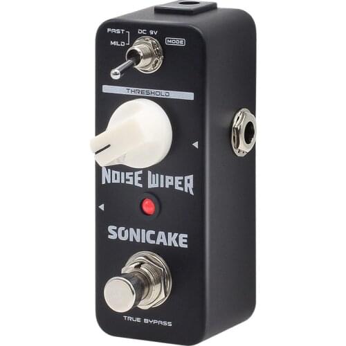 SONICAKE Noise Wiper True Bypass Noise Gate Guitar Bass Effects Pedal QSS-14