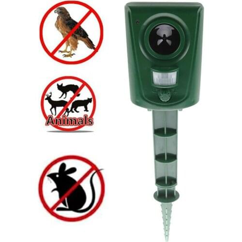 Ultrasonic Pest Reject Bat Cats Dogs Foxes Hogard Garden Supplies Mouse Repellent Keep Animals Away